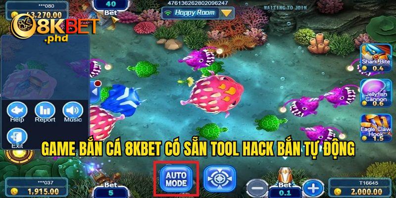 Tool hack bắn cá tự động miễn phí tại 8KBET